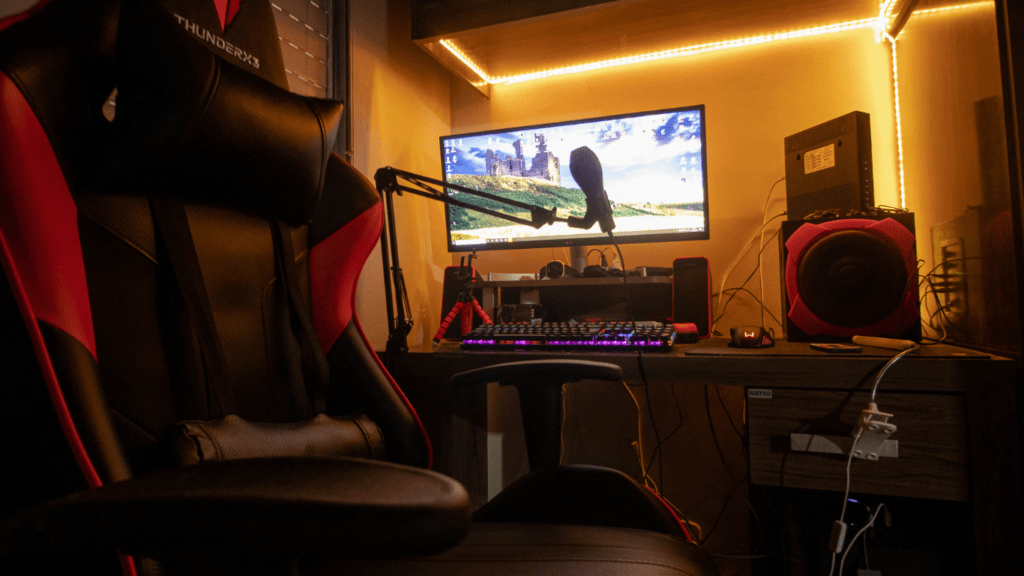 a gaming pc setup