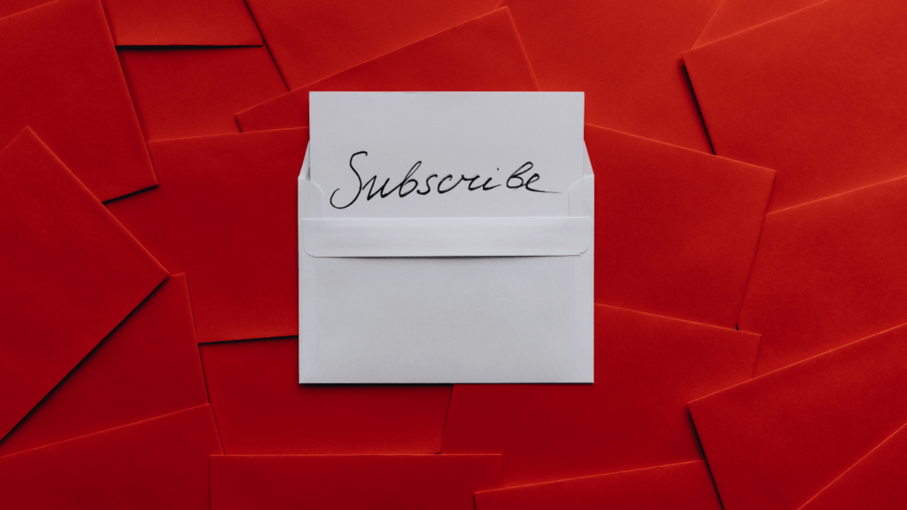 Subscription letter