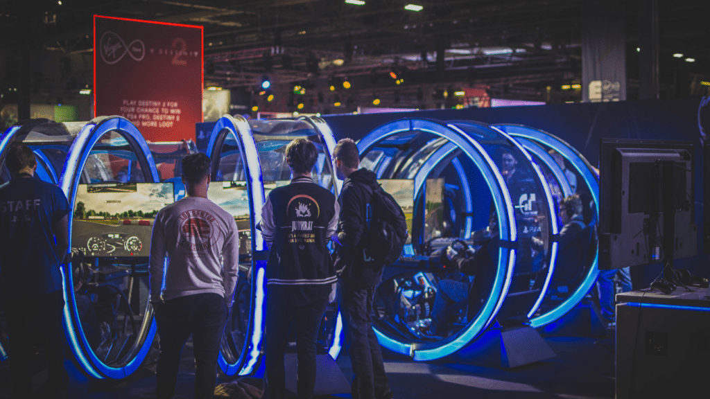 a group of esports player
