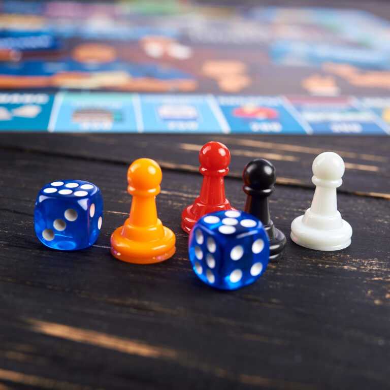 Plastic chips for table games children.