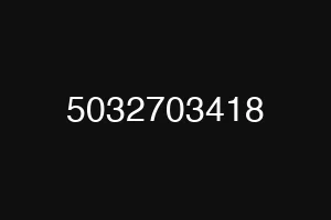 5032703418