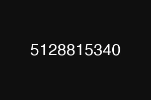 5128815340