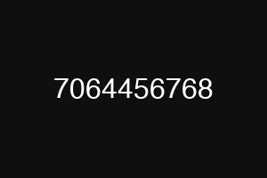 7064456768