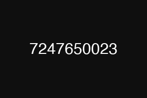 7247650023
