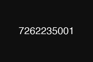 7262235001