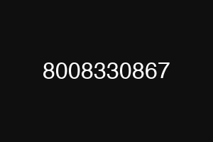 8008330867