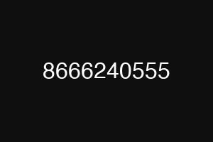 8666240555