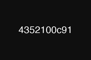 4352100c91