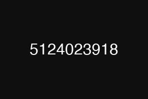5124023918