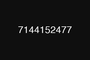 7144152477