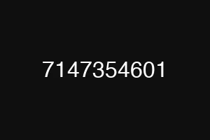 7147354601