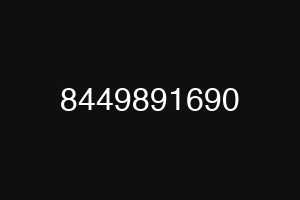 8449891690